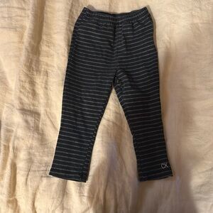 Calvin Klein striped sparkle Leggings